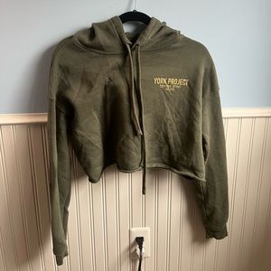 York Project Detroit Cropped Hoodie